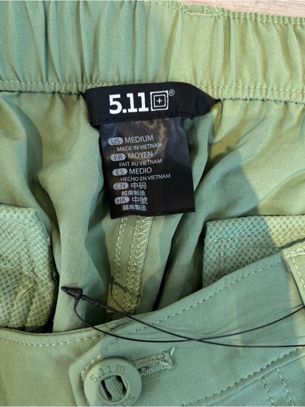5.11 Tactical Women's Olive Green Utility Shorts - Picture 2 of 5